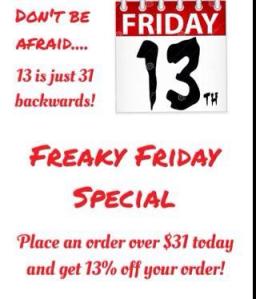 Friday 13th special